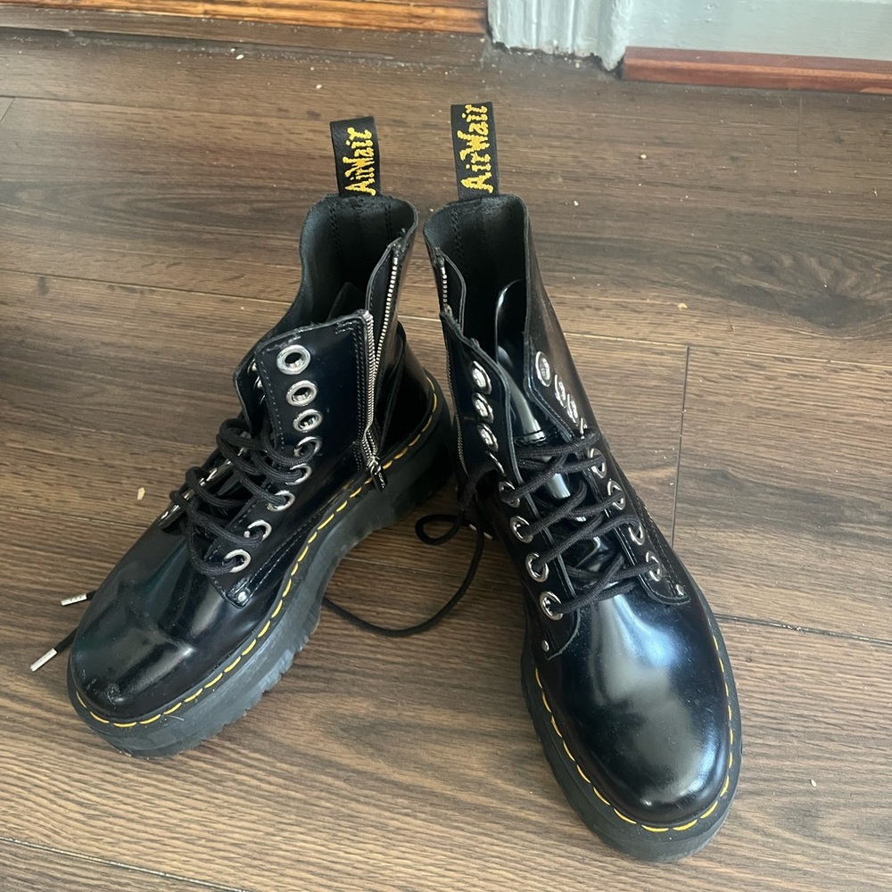 Dr. Martens Black Leather Boots